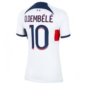 Maillot de foot Paris Saint-Germain Ousmane Dembele #10 Extérieur Femmes 2023-24 Manches Courte